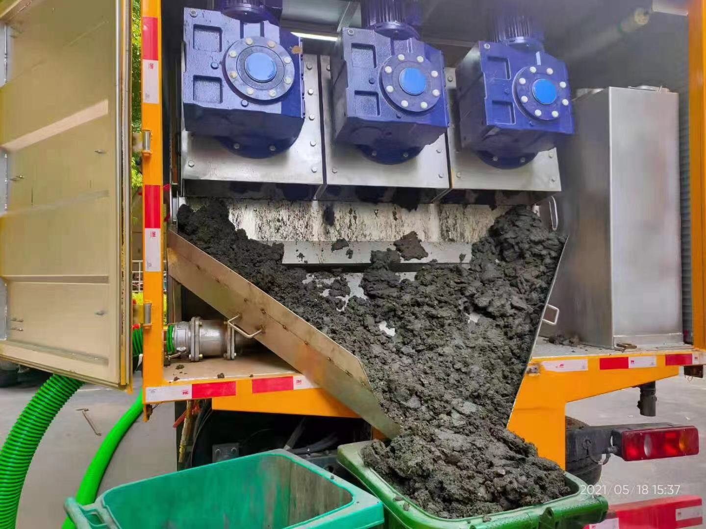 德安化粪池清掏城市维护站-泥浆净化干湿分离处理